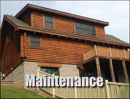  Cherokee, North Carolina Log Home Maintenance